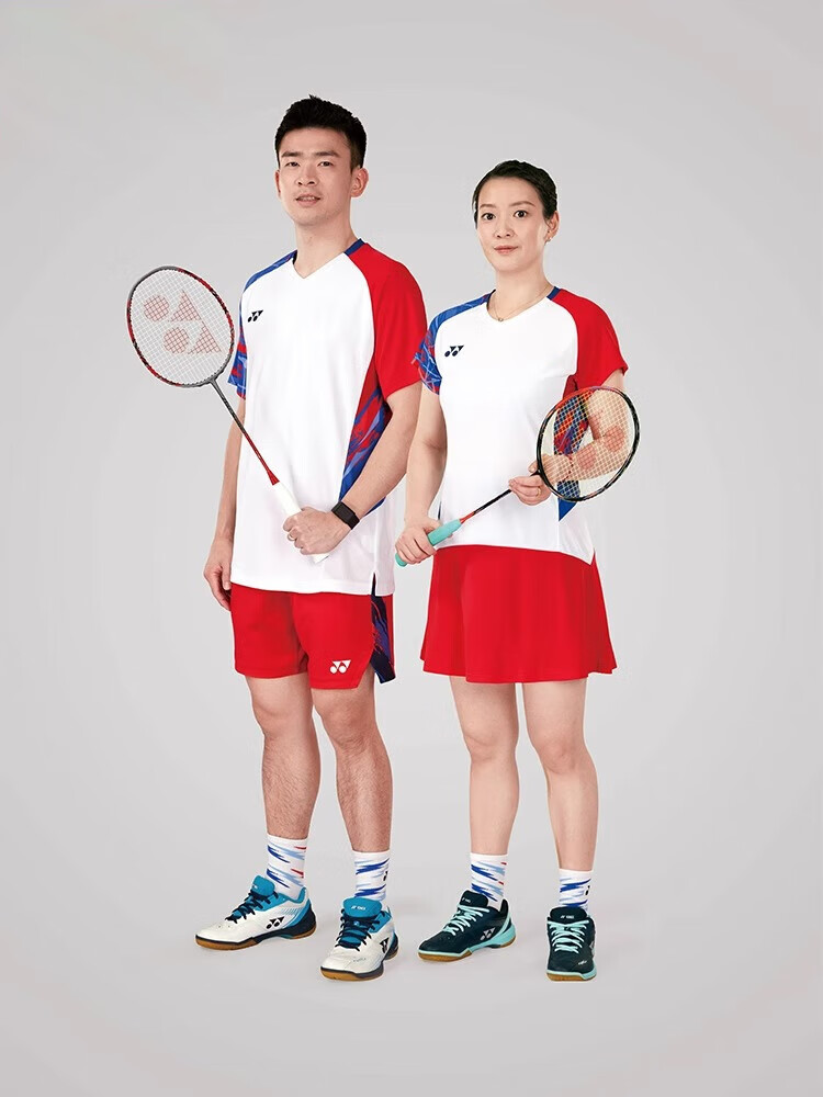 YONEX Badminton Jersey National Team Fan Version Competition Training Sports T-Shirt Women 20785CR White O 12