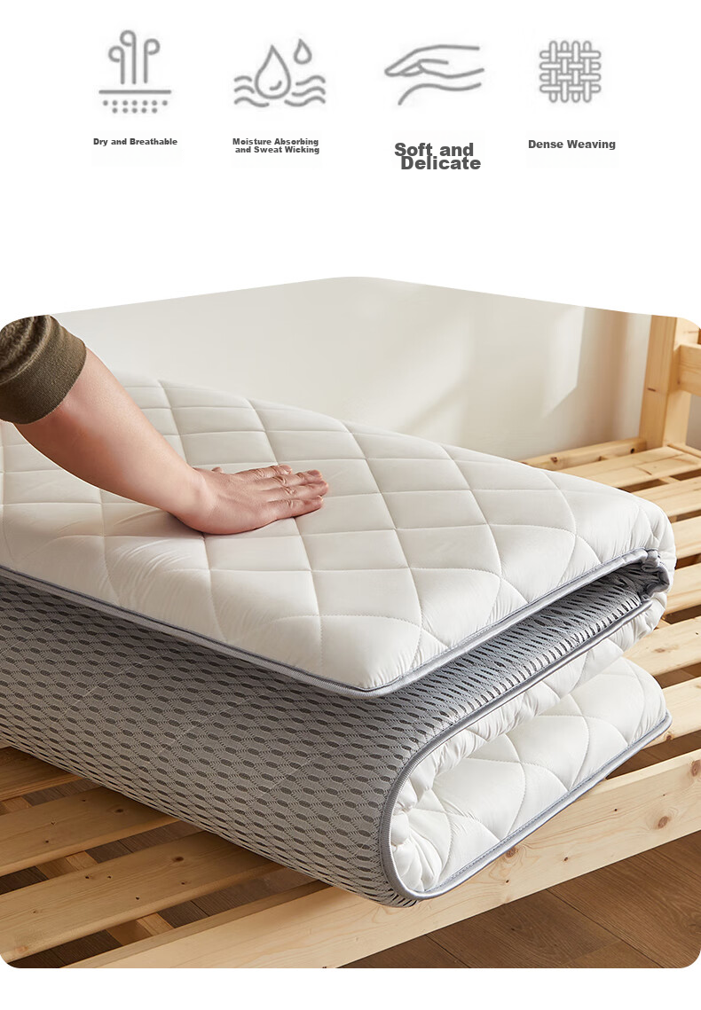 Sushidai Class A Student Dormitory Mattress Pad, Single Bed 0.9m, Bunk Bed, Dormitory Mattress Cover, 90*200cm Thick 6