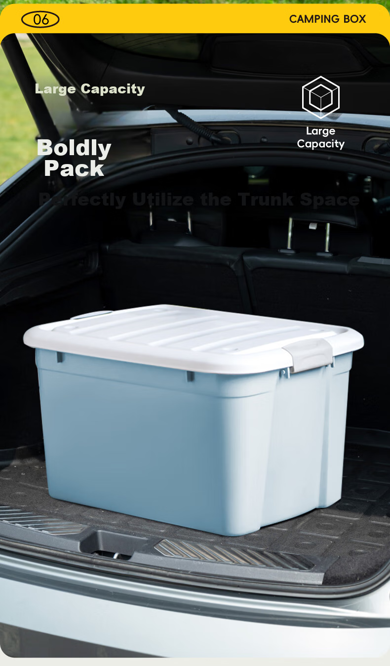 Xitianlong Xishiduo Car Trunk Storage Box, Vehicle Storage Container, Organizer Box, 51 Liters, Single Pack 9