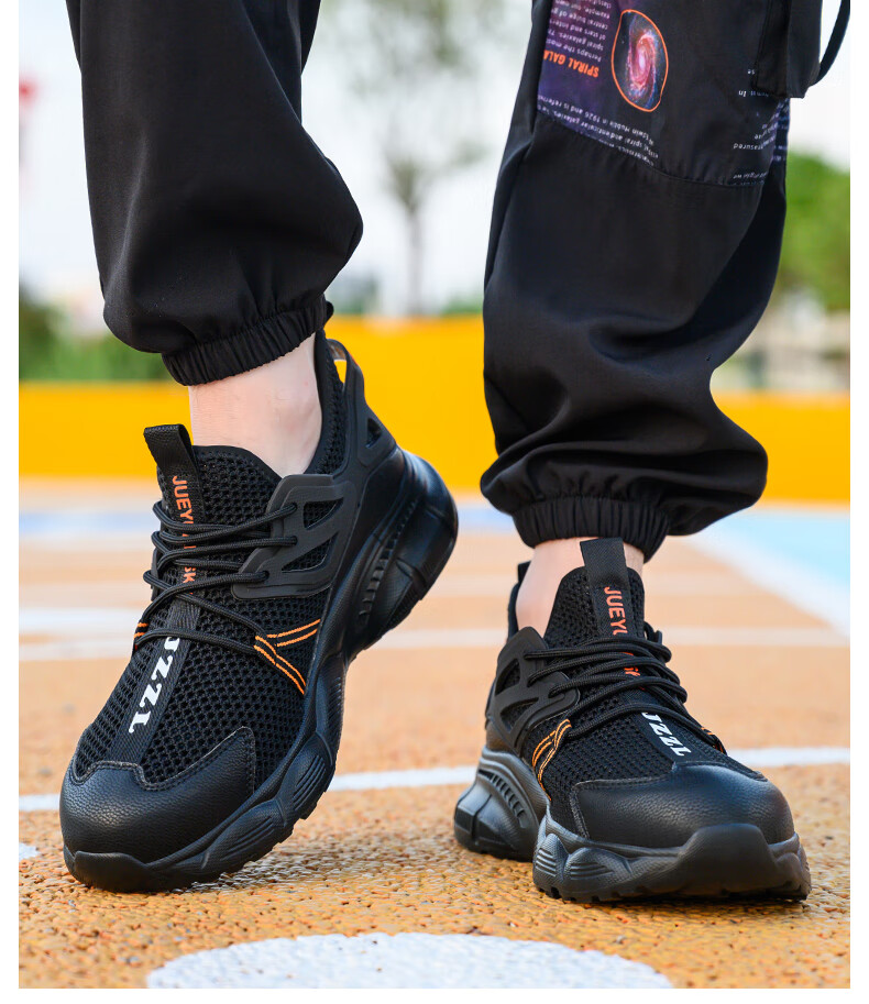 Jiuzhou Wolf Warrior Summer Lightweight Breathable Anti-Smash and Anti-Puncture Safety Shoes 988 Insulated 6kV Camel Mesh Size 40 10