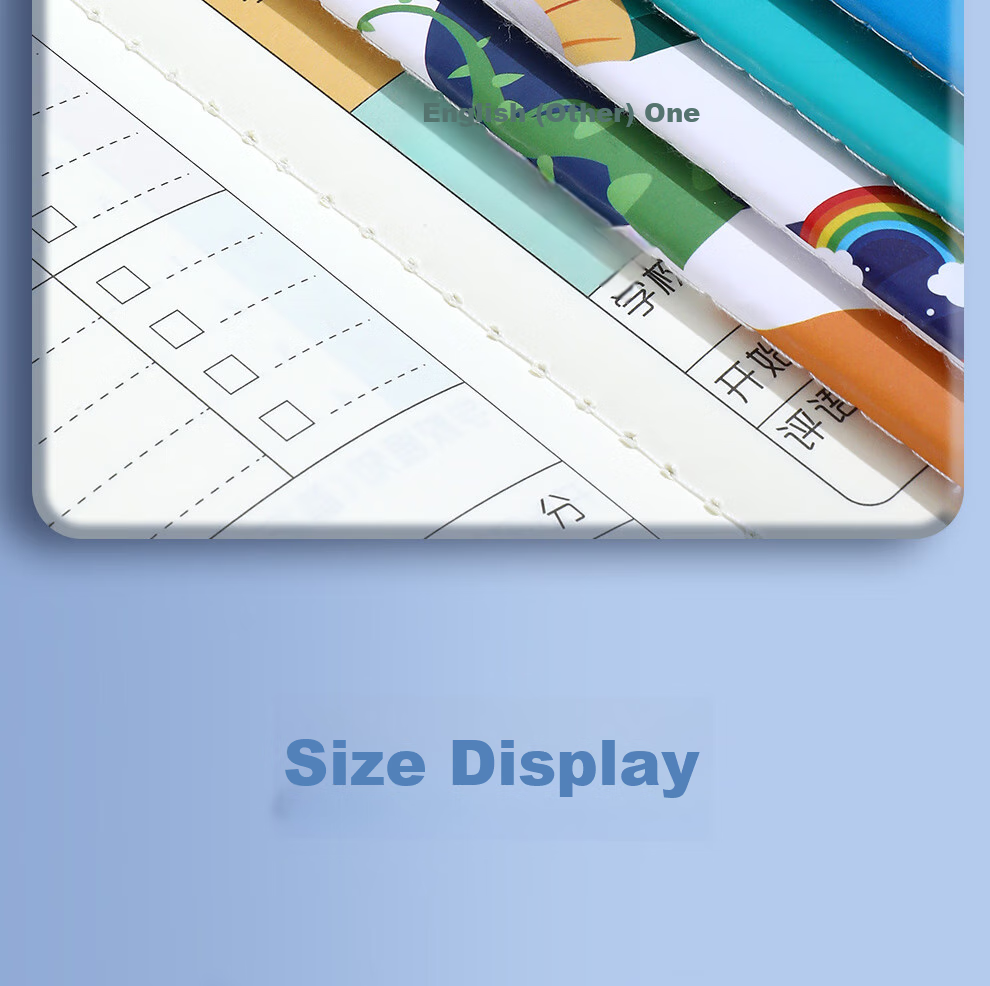 Zuolanzhe [Back to School Essential] 4-Pack Homework Record Books for Primary School Students, Grades 1-3 Classroom Registration Thick Soft Copybooks for Recording Assignments And Mistakes 16