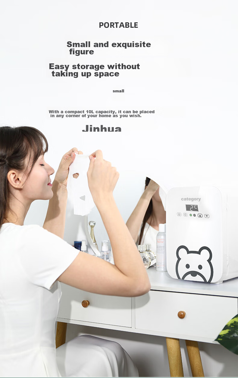 MeiLing Car Refrigerator, 10L Mini Fridge, Student Dorm Office Breast Milk Cooler And Warmer, Outdoor Breast Milk Cooler And Warmer 10