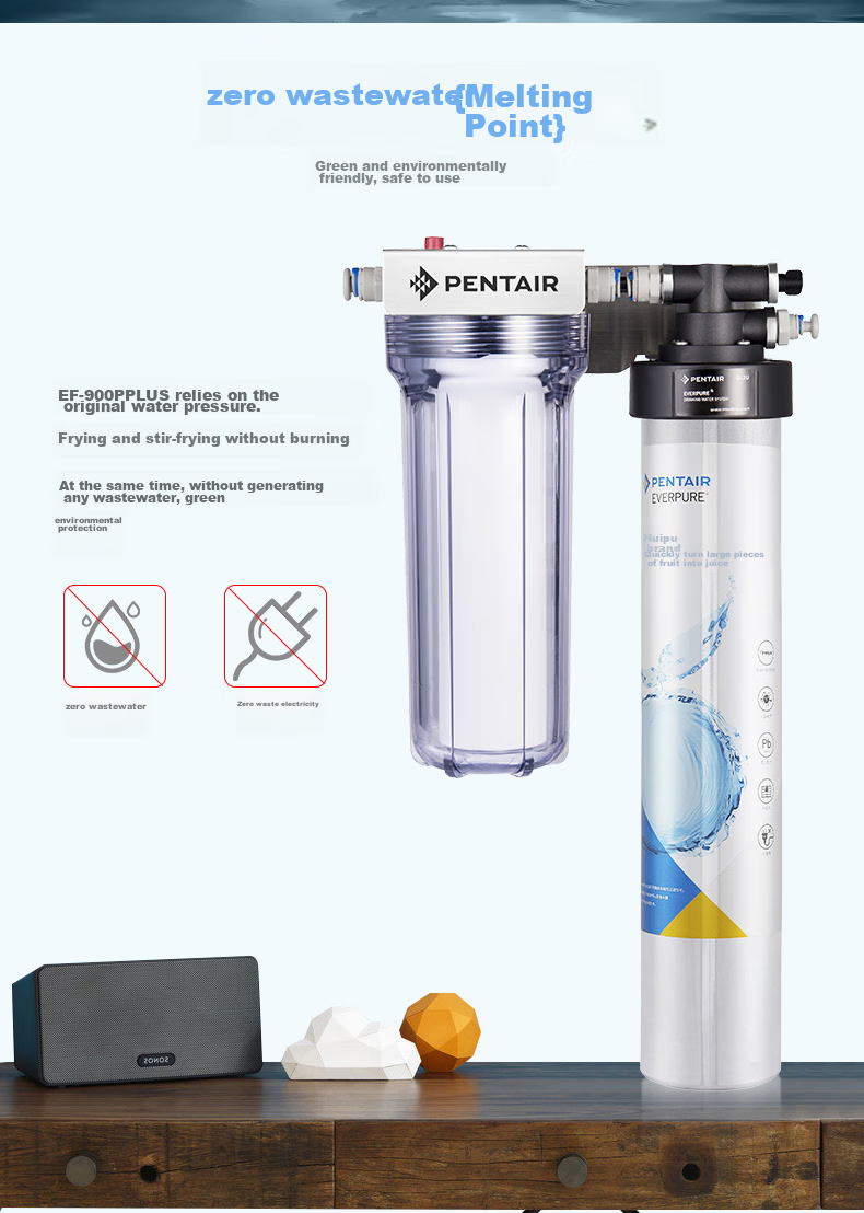 Everpure Under-Sink Mineral Water Purifier for Home Use, High Flow Rate with Zero Wastewater, Direct Drinking, 1.8L/minute, 3500L Treatment Capacity, EF-900P Plus 16