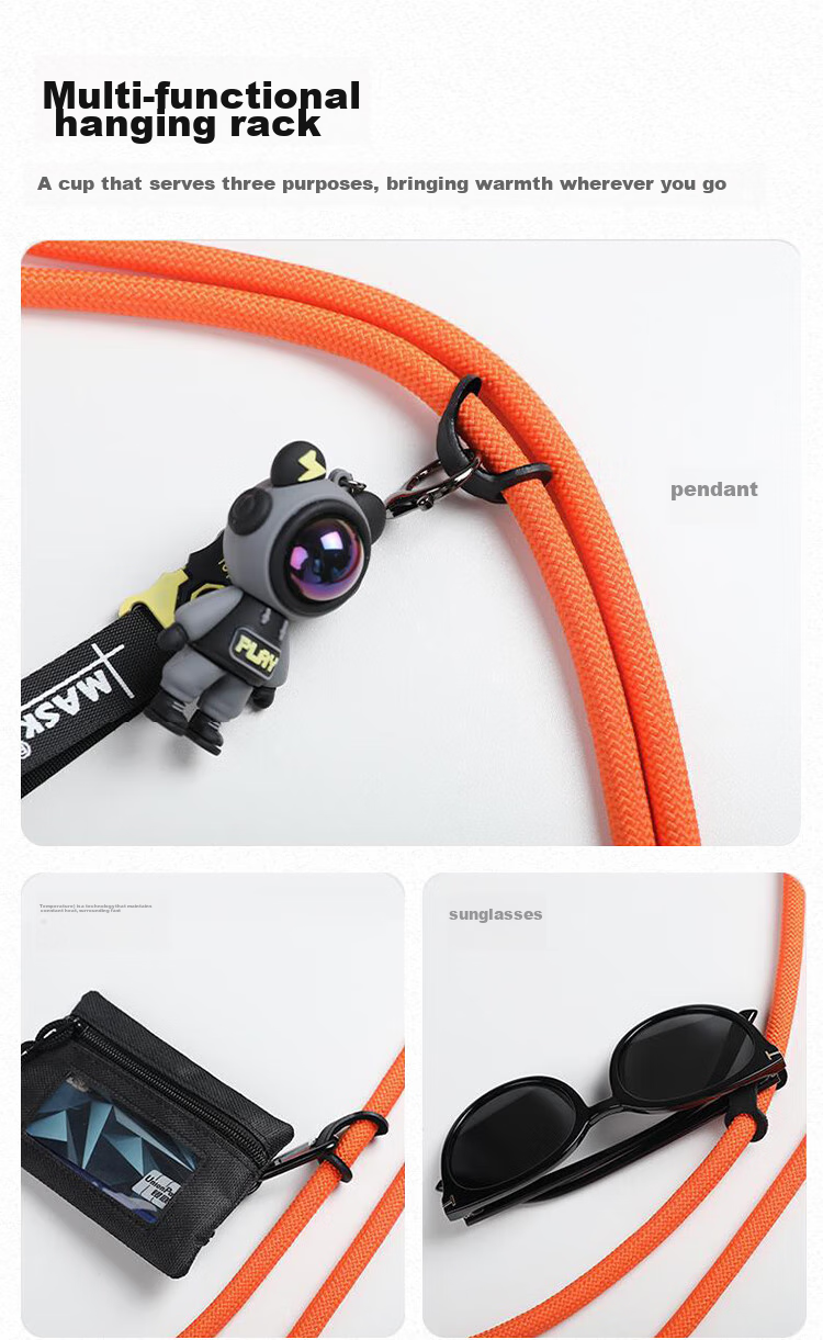 BZBC Phone Strap Neck Strap Crossbody Adjustable Retractable Anti-Loss Phone Case Braided Cord Long Style Suitable for Apple Huawei Android Phones Trendy Versatile Black And White 10