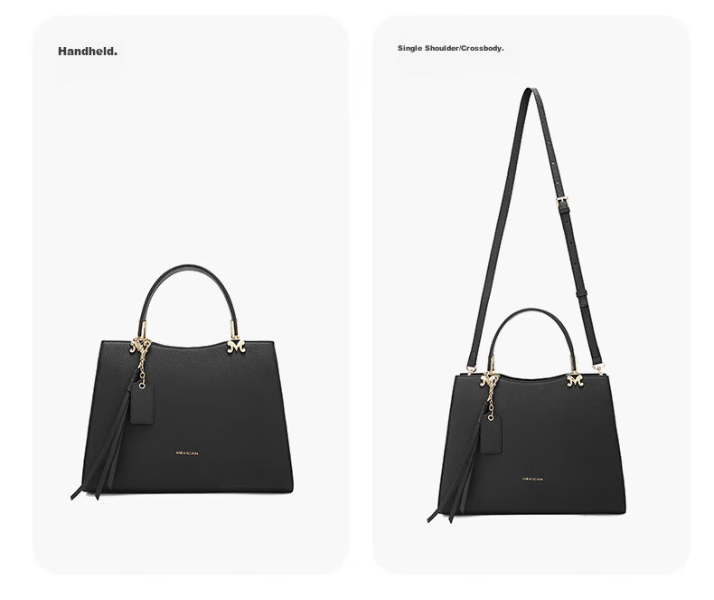 MEXICAN Women's Handbag, Cowhide Light Luxury Tote Bag, 2026 Crossbody Shoulder Bag, Valentine's Day Gift for Wife Or Girlfriend 8