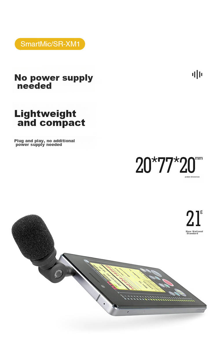 Saramonic SR-XM1 Camera External Microphone for DSLR Shooting, Short Video Interviews, Live Streaming, High-Definition Audio Recording, Small Microphone Device 6