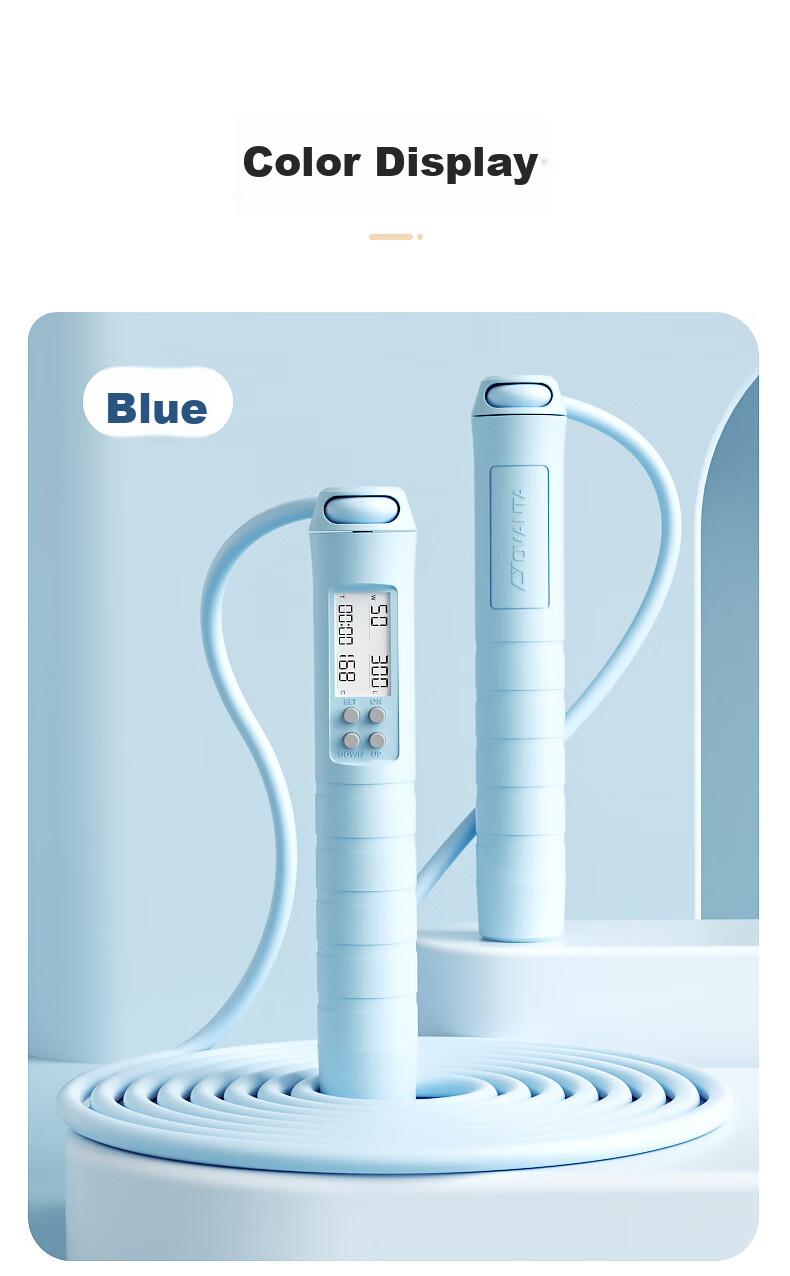 Oufanda Jump Rope for Middle School Students' High School Entrance Exam, Steel Wire Jump Rope for Middle School Students, 2025 Physical Education Standard Test Speed Counting Timer Competitio 24