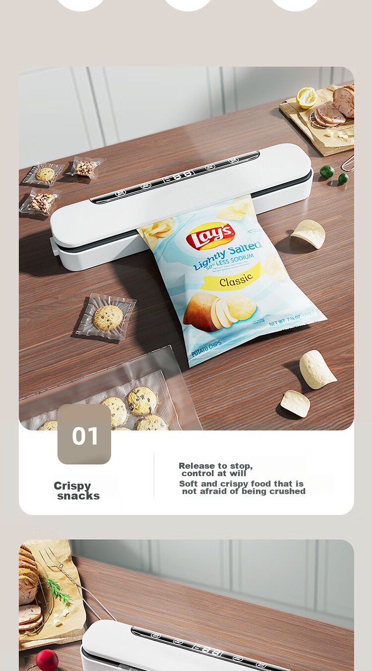Baijie Food Grade Vacuum Sealer Bags Large 30x40cm Food Vacuum Seal Storage Bags Packaging Bags Preservation Bags Compression Storage Bags 14