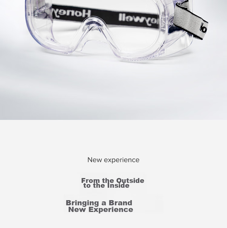 Honeywell Safety Goggles 200100, Windproof, Sandproof, Dustproof, Pollen And Catkin Protection Glasses, Anti-Fog, Splash-Resistant, LG100A Protective Eyewear, 1 Pair 4