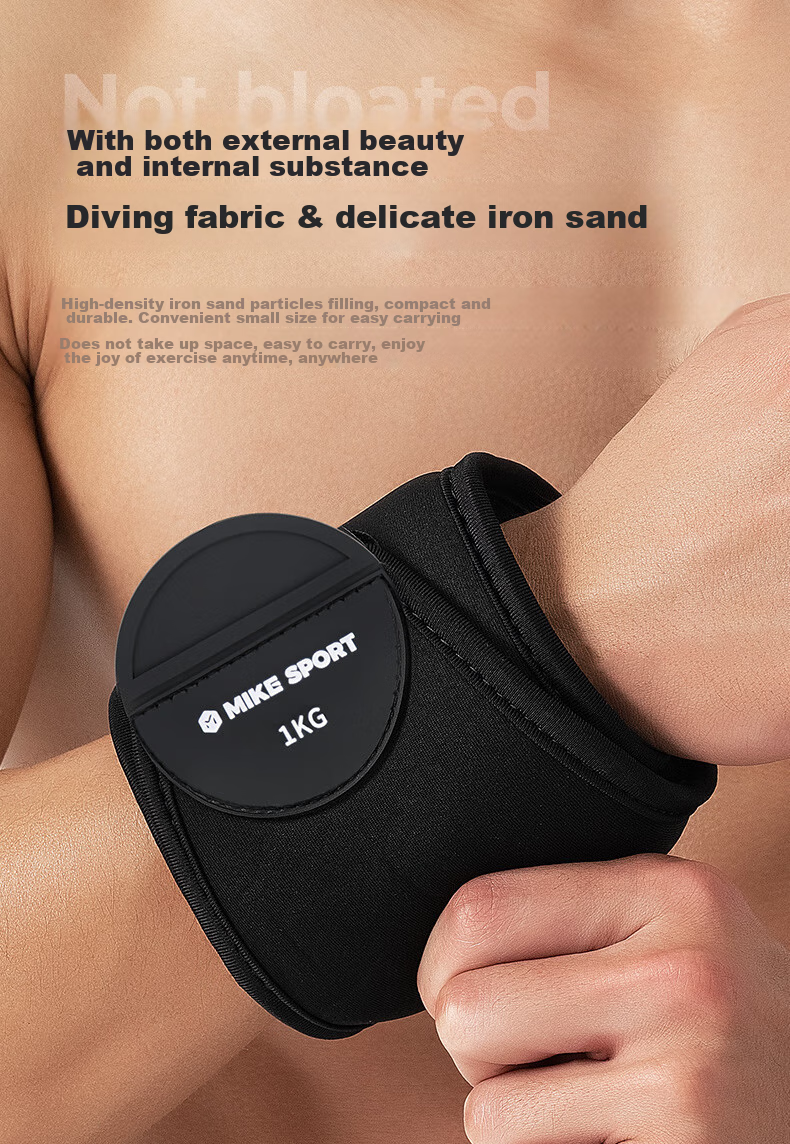 Mike Weighted Wristband Sandbag Leg Straps for Middle School Exam Training, Running Exercise, Small And Medium-Sized Fitness Equipment Set 2KG 13