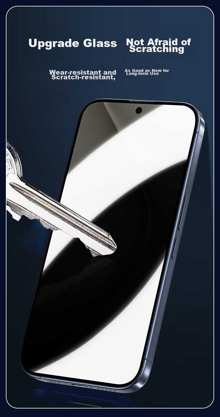 Kulefeng [Kunlun 28° Privacy Screen Protector] for Huawei Pura90pro Tempered Glass Film, Anti-Peeping P80/70 Phone Film, Privacy Protection Sticker, Full-Screen Coverage, High Definitio 11
