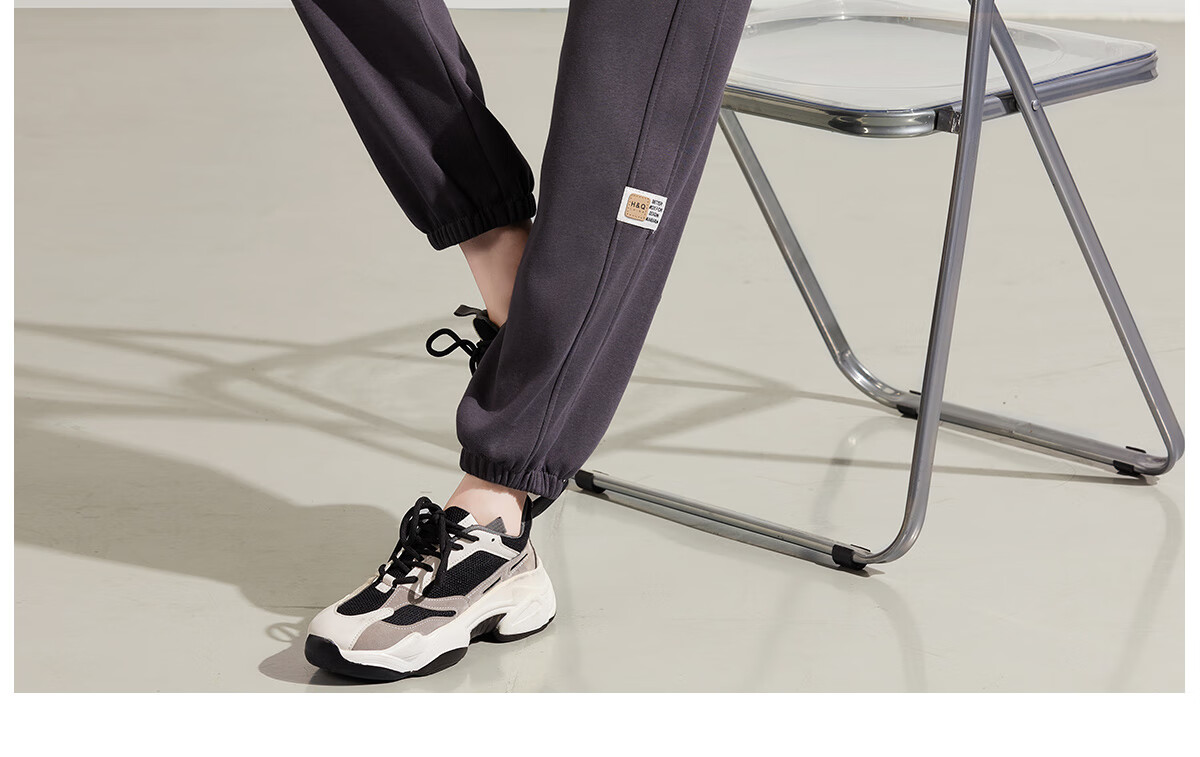 Halo Queen Women's Joggers with Elastic Waistband And Drawstring, Casual Pants for Spring And Autumn, Loose-Fitting Slimming Sweatpants H13QR1953 29