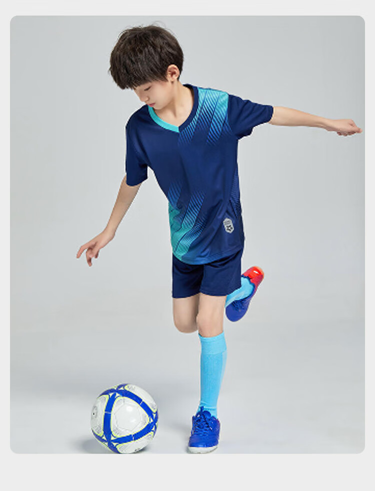 VICTORIATOURIST Sports Set, Children's Soccer Uniform, Basketball Training Suit, Indoor Fitness Wear, Running Quick-Dry Shirt, Jersey 10