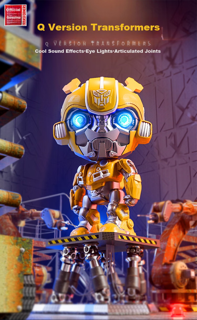 BIG TAYLOR Official Transformers Action Figure Model Bumblebee Children's Toy, Birthday Gift for Boys, Back-To Seaso 4