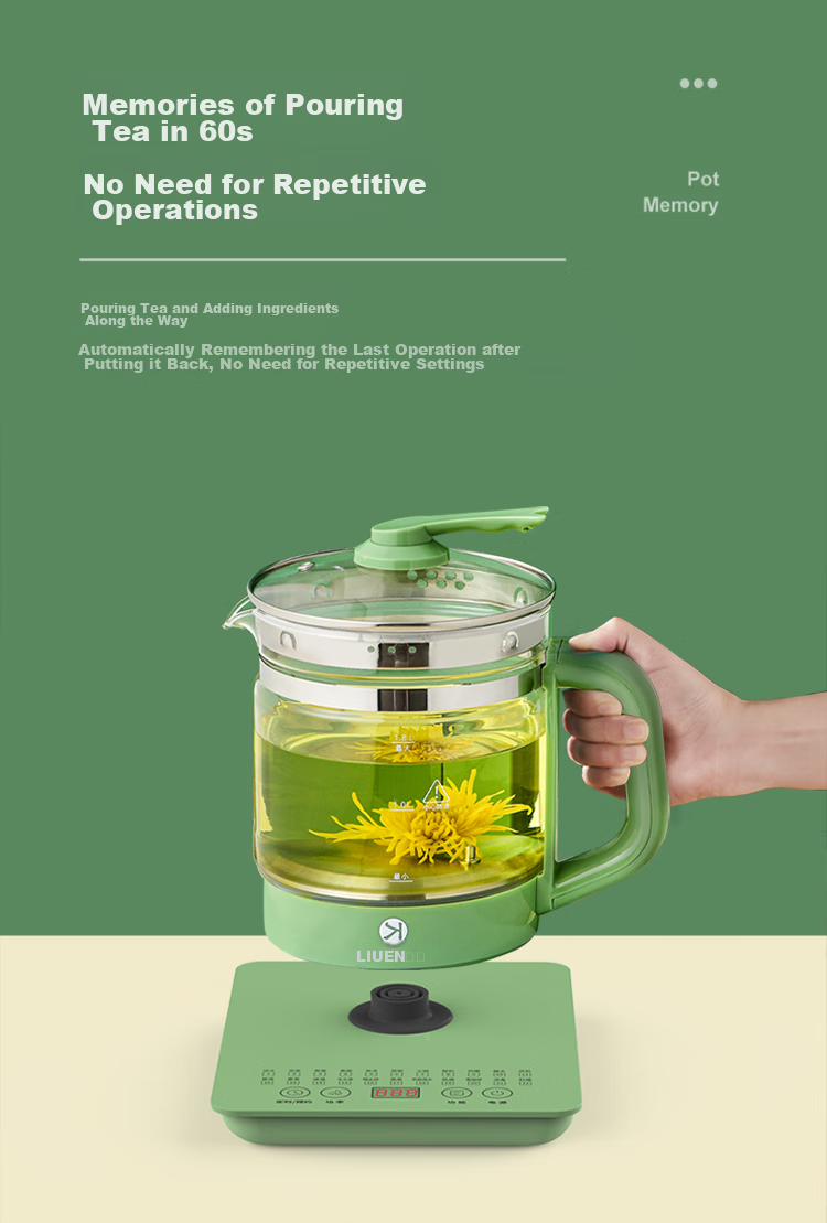 Liren Smart Fully Automatic Water Supply Tea Brewer Tea Extractor Steaming Spray Constant Temperature Tea Steamer Health Pot 2026 Tea Bar Machine LR-CCJ1828【Price Guarantee 618】 13