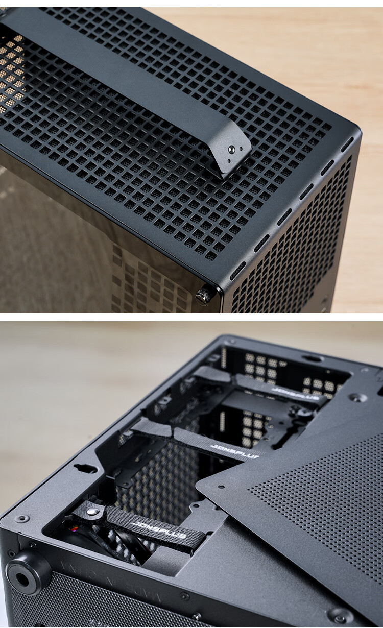 JONSBO Z20 Black MATX Case (Approximately 20L, Detachable Handle, 240mm Radiator Support, 163mm Air Cooling, ATX Power Supply, Long Graphics Card, Type-C) 8