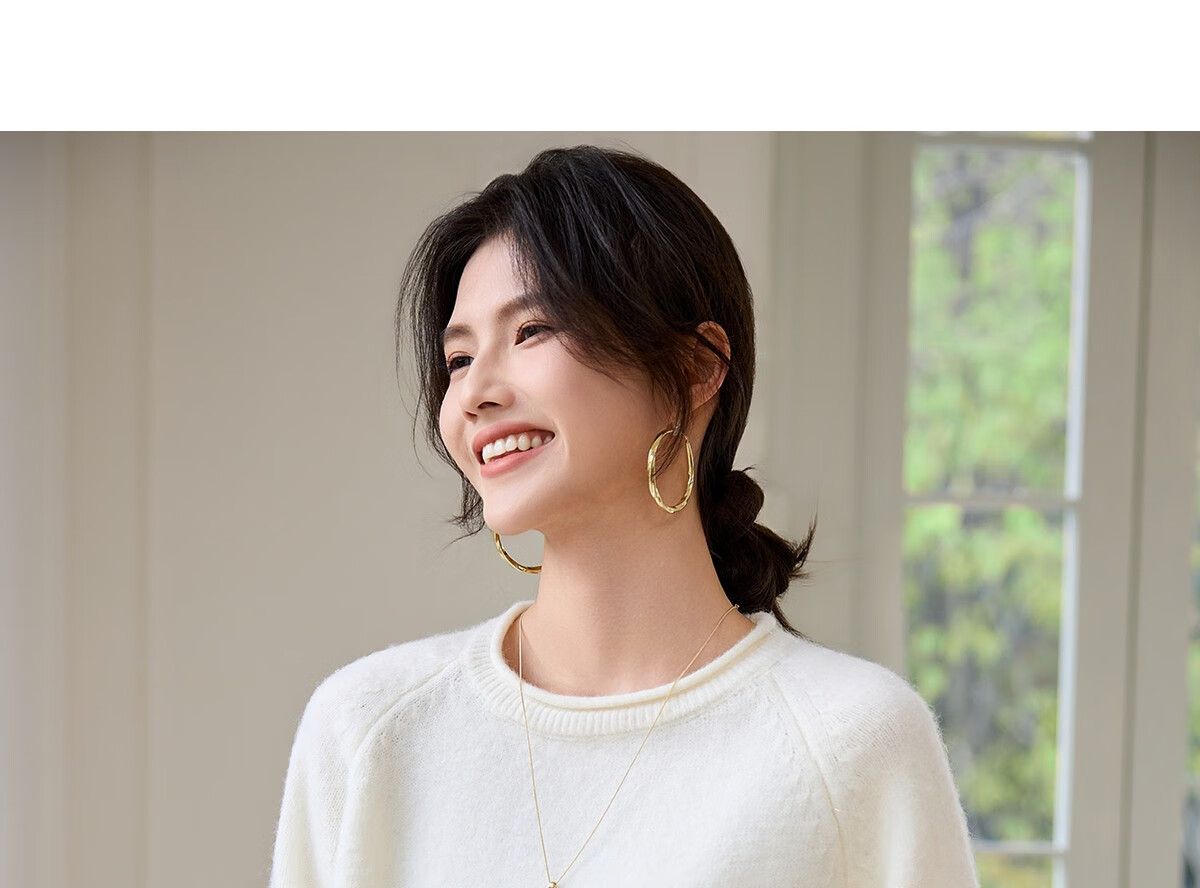 She Enjoy Knitwear Women's Solid Color Rolled Edge Raglan Sleeve Sweater Loose Fit Lantern Sleeve Round Neck Knit Top T51Z018 14