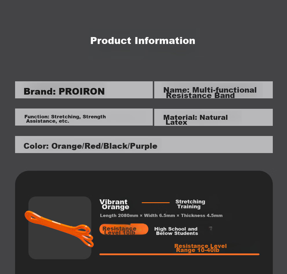 PROIRON Pull-Aid Elastic Resistance Band Pull-Up Assist Equipment for Home Gym, Door Anchor Fixation Device 14