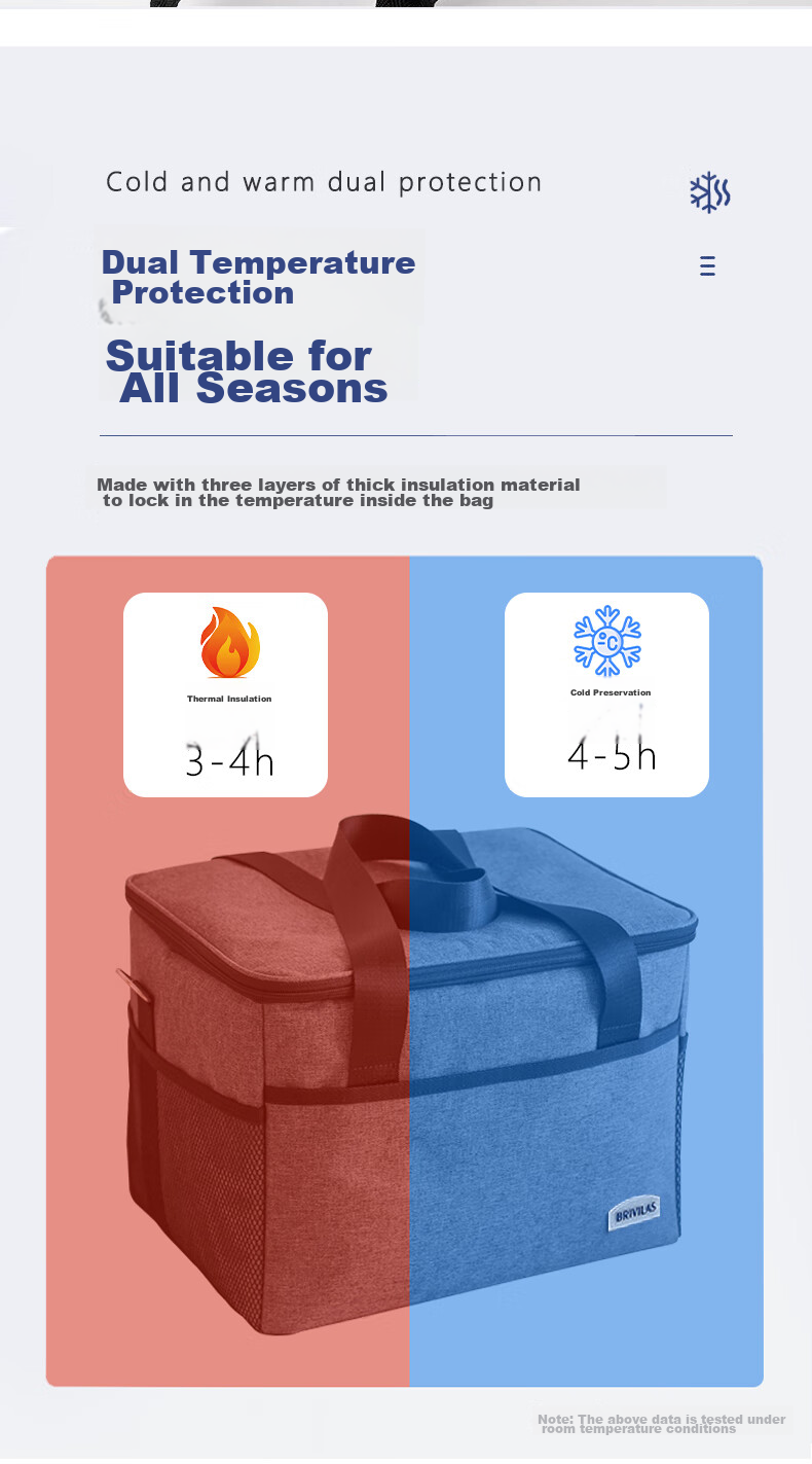 Geshu Insulated Box, Thermal Bag, Lunch Box Bag, Handheld Insulated Bag, Heat Preservation, Breast Milk Storage, Refrigeration Container, Camping Bag 6