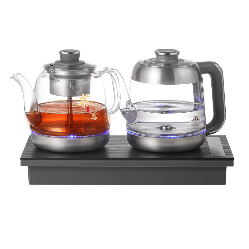 Biooner Fully Automatic Electric Kettle with Water Inlet, Tea Table Kettle for Home And Office Use, Built-In Tea Table All-In Tea Brewing Device, Electric Tea Stove Set RY-17 Steaming Tea Model