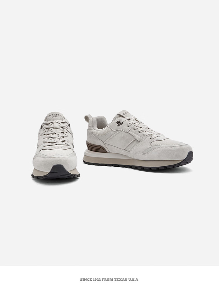 Dickies Men's Dad Shoes, Retro Casual Shoes, Height-Increasing Men's Shoes, Breathable Running Shoes for Summer, Sports Shoes, Size 39, Gray 8