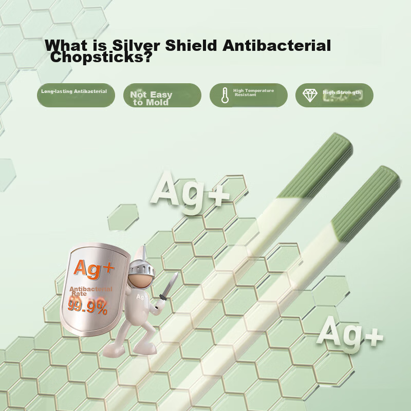 SUPOR Alloy Chopsticks, Antibacterial, Non-Slip, Mold-Resistant, Heat-Resistant, High-End Household Color-Coded, TK2163E