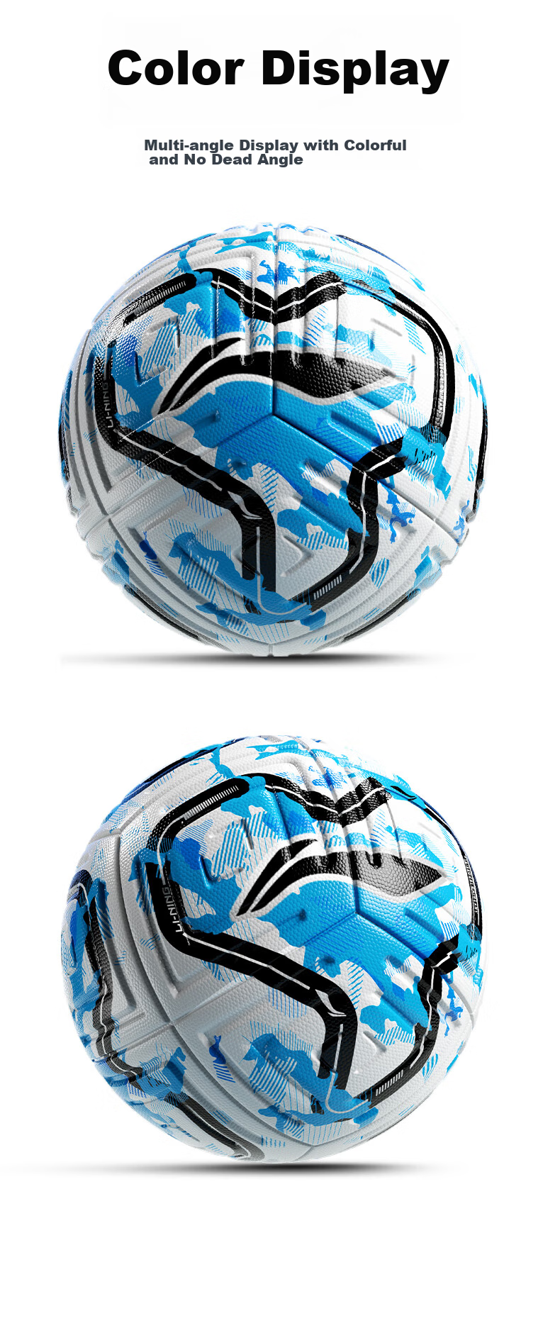 Li-Ning Soccer Ball Size 5 for Adults, Middle School Students, High School Entrance Exam, Standard Wear-Resistant And Durable, Youth Exam-Specific Training Ball, Size 5 Gift 13