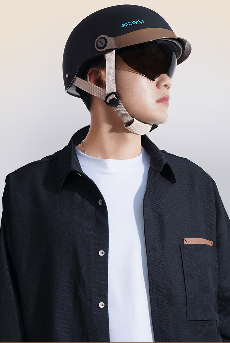 Siwangongli New National Standard 3C Certified Electric Vehicle Helmet, Summer Half-Helmet for Men And Women, Sun Protection Visor, All-Season Universal Electric Motorcycle Safety Helmet SWY6749 9