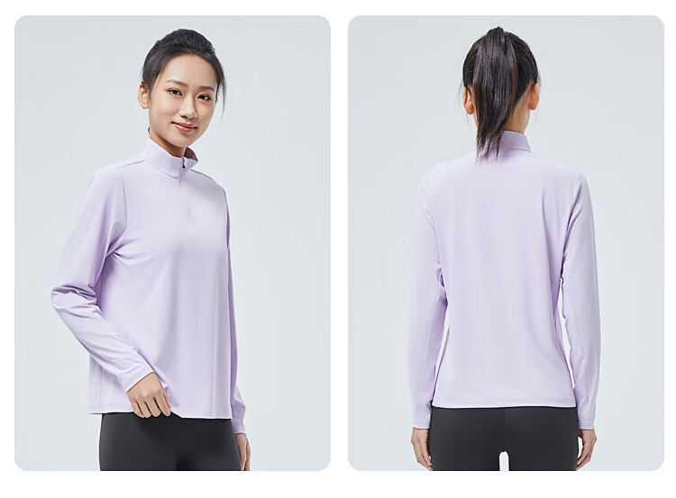 SCALER Outdoor Long-Sleeve T-Shirt for Men, Spring And Summer New Arrival, Ice Rainbow Silk Moisture-Wicking Quick-Dry Simple Running Sports Top for Wome 29