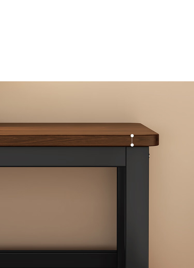 Yupin Computer Desk, Desktop Study Table, Office Training Table, Gaming Long Table BGZ756 Walnut 100 5