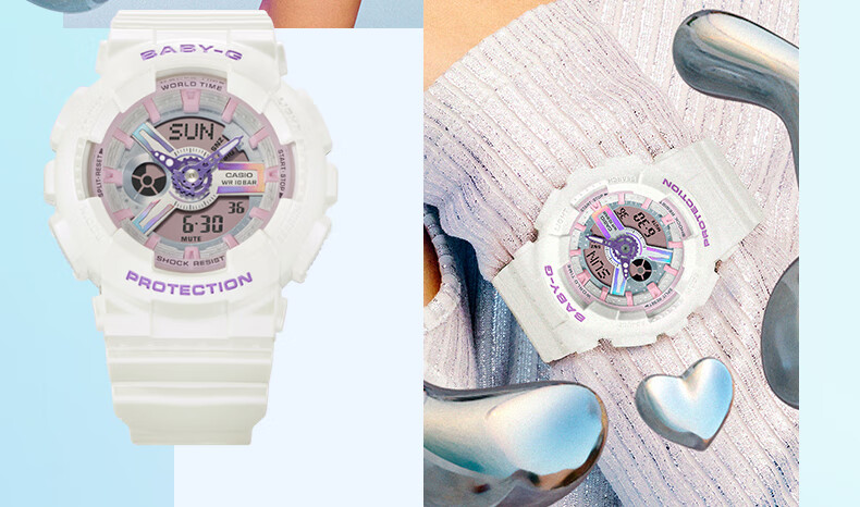 Casio Women's Watch, BABY-G Dream Series Sports Digital Student Watch, Gift for Girlfriend, BA-110FH 9