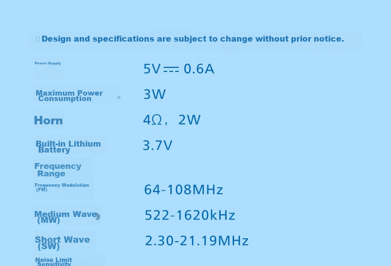 PHILIPS TAR6108 All-Band Radio Shortwave Radio Portable Semiconductor Speaker for English Listening Test, College Entrance Exam, CET-4, CET-6, And Elderly Use 12