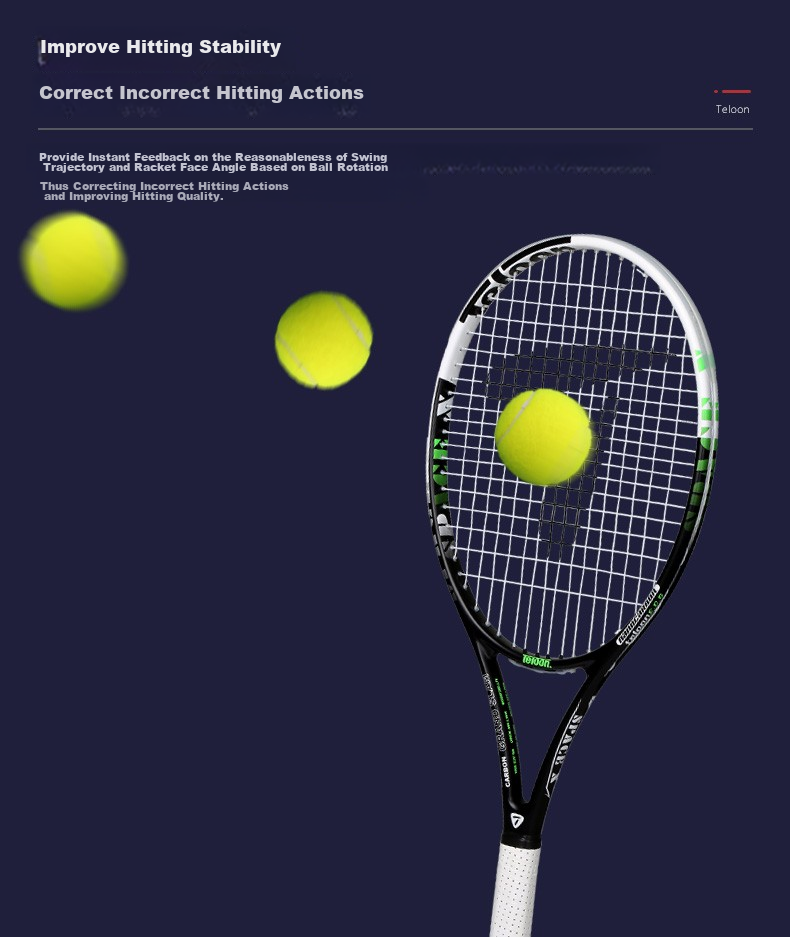 Teloon Tennis Racket Training Device for Single Practice with Fixed Rebound Ball T-1803 3