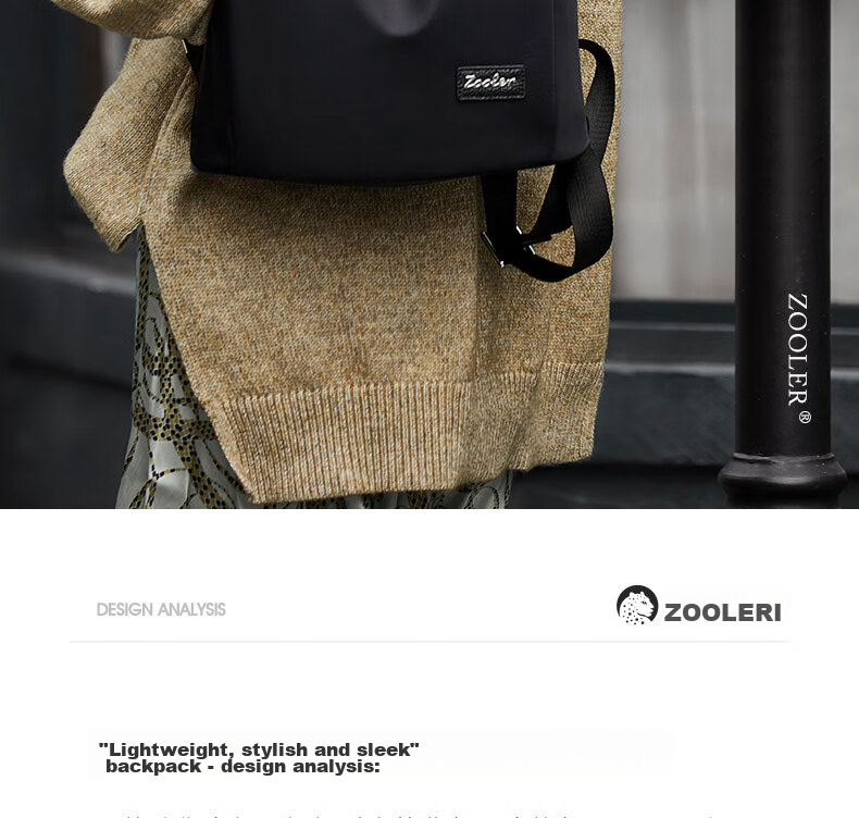 ZOOLER Women's Backpack, 2026 New Style Lightweight Oxford Fabric Ladies' Backpack, Anti-Theft Travel Bag, Laptop Bag 3