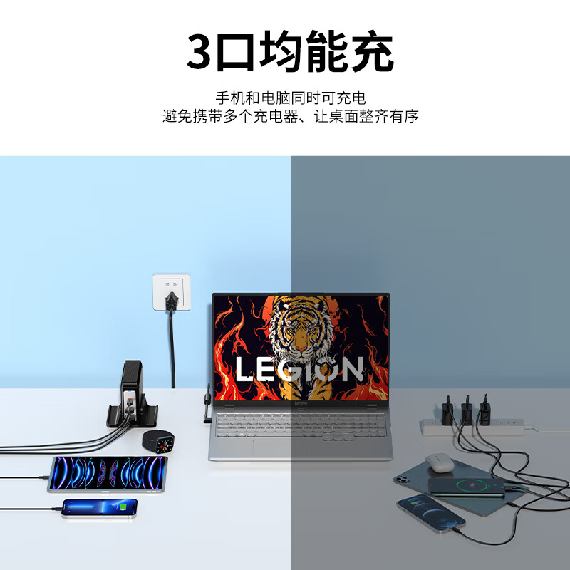 Адаптер питания KingMa GaN 330W, 20V 15A 16.5A, зарядный кабель для ноутбуков Lenovo Legion R9000P Y9000P Y7000P