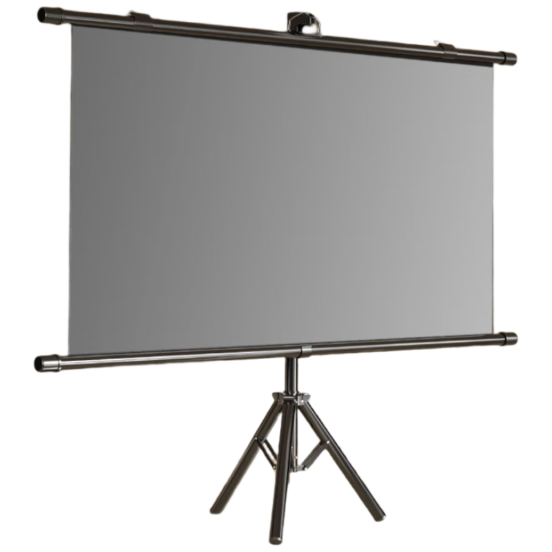KUAIDUOXIAOWU 100-Inch 16:9 Frame Wall-Mounted Anti-Light Dual-Use Projection Screen Gray Fiberglass High Definition Movable No-Drilling Projector Screen for Home Office XGIMI Jmgo Dangbei Xiaomi