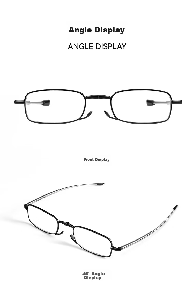Mr. PuTian Anti-Blue Light Reading Glasses for Men And Women, Compact Foldable Portable Imported High-Definition Genuine Reading Glasses, 2.5 Diopter 11
