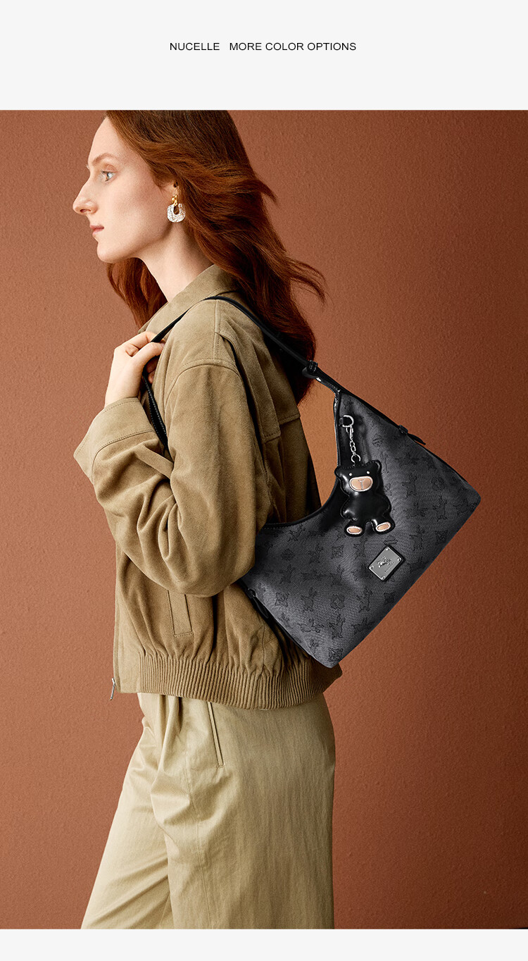 NUCELLE Fabric Pegasus HOBO Women's Bag, 2026 New Style Woven Bag, Light Luxury Brand Casual Crossbody Ladies Handbag Gift for Wome 11