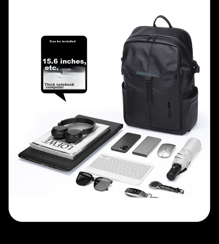 GOLF Laptop Backpack for Men, 15.6-Inch Expandable Capacity Cycling Backpack, Large Capacity Business Travel Bag 16