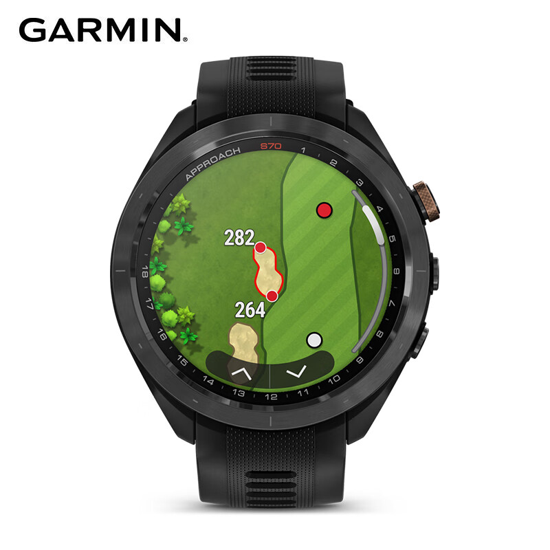 GARMIN Approach S70 Antique Gold Golf Heart Rate Running Outdoor Sports Smartwatch, Birthday Gift