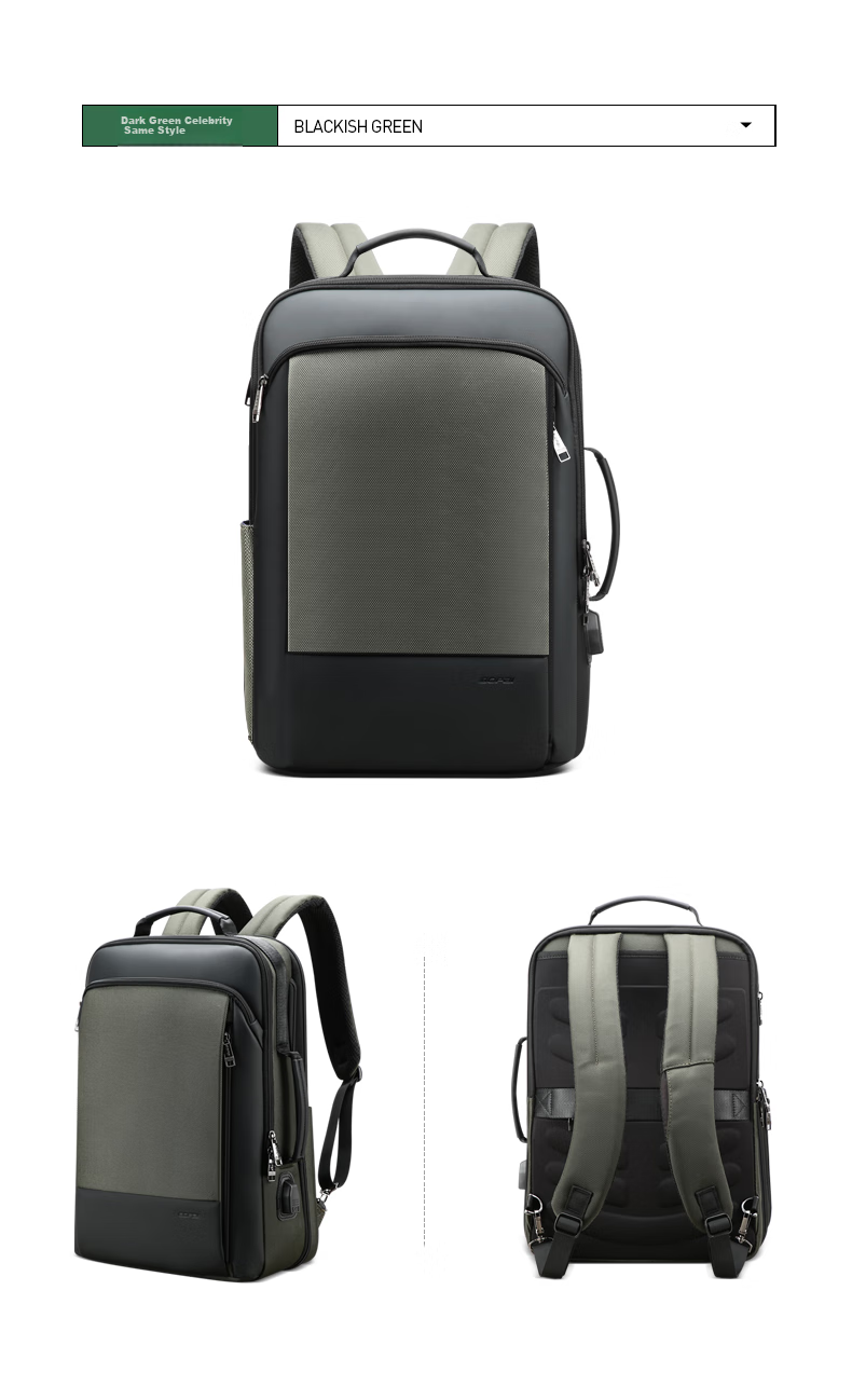 Bopai Business Backpack for Men, 16-Inch Laptop Bag, Travel Bookbag, Father's Day Gift 13