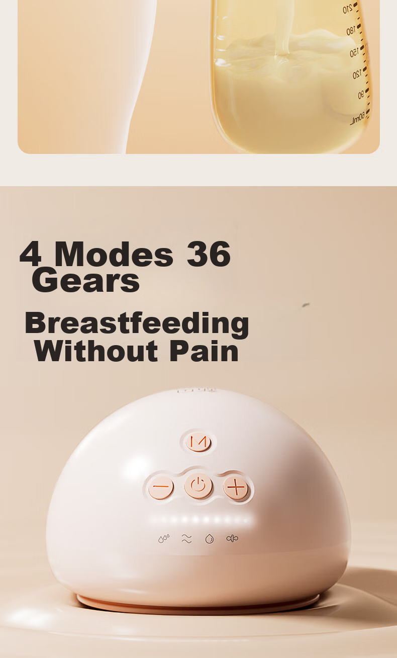 Xenbea Wearable Breast Pump with Bottle 8113-1 10