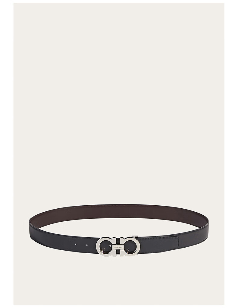 Ferragamo Men's Reversible GANCINI Adjustable Belt 0686671_C_100 Gift for Boyfriend 5