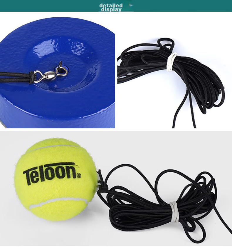 Teloon Tennis Ball Rebound Trainer, Single-Person Elastic Beginner Training Device, No Tennis Racket Required, T818C 4