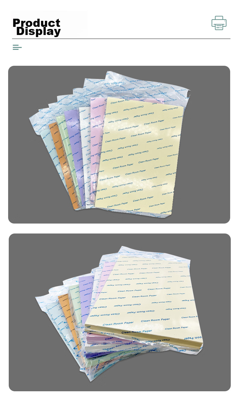 HANYANGCLEAN Lint-Free Paper, A4 Printing Paper, White And Colored Copy Paper, Clean Workshop Purification Paper, Dust-Free Printing Paper, A4 White - 250 Sheets/pack 7