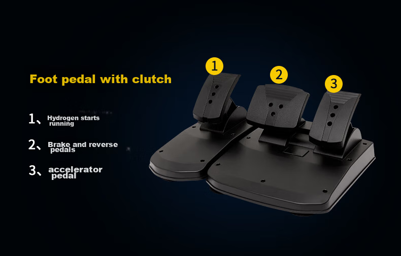 Keten D1 1080° Racing Wheel Game Steering Wheel Simulator Force Feedback Compatible with PC, Console, Euro Truck Simulator 2, and Chinese Touring 27