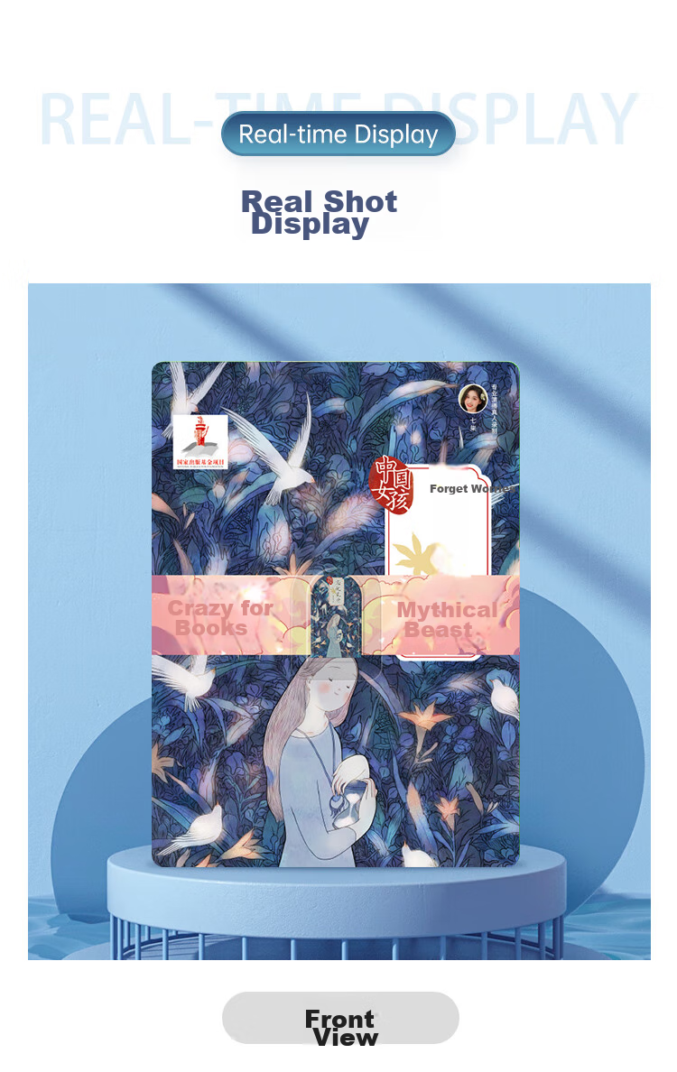 Chishushenshou Worry-Free Flower Blooming Program Card, Portable Audio Player Card "Chinese Girl" Series, Extracurricular Stories for Primary And Secondary School Students 6