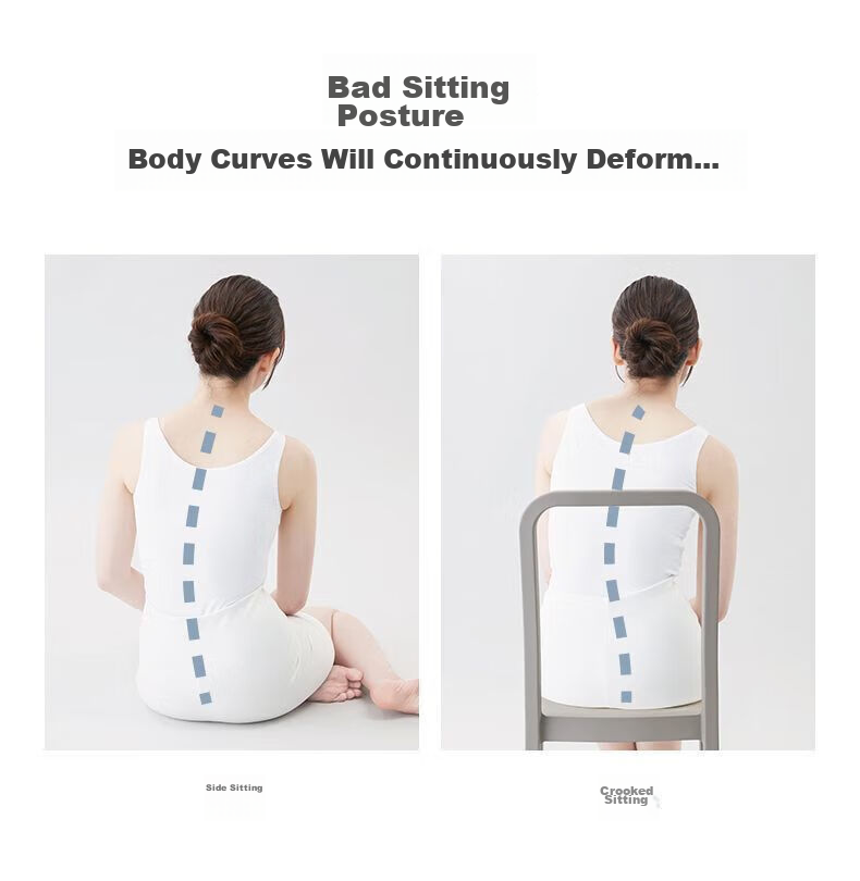 Ali Japanese Petal Lumbar Support Cushion, Office Back Pain Relief, Buttocks Shaping, Integrated Seat Cushion for Posture Correction, Coffee Color 2
