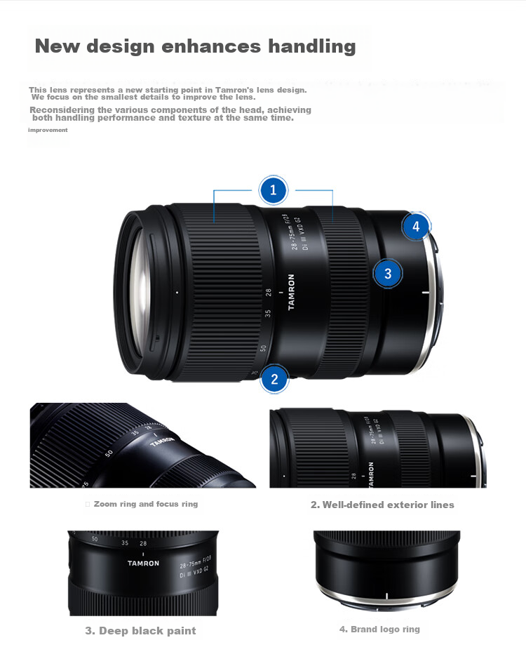 Tamron A063Z 28-75mm F/2.8 Di III VXD G2 Large Aperture Standard Zoom Lens for Nikon Full-Frame Mirrorless Cameras, Landscape And Portrait (Nikon Z-Mount) 11