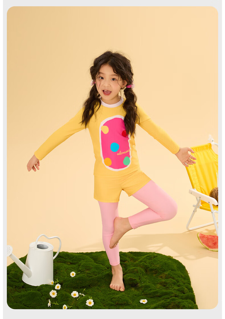 Adoreswim 2025 New Children's Swimsuit, One-Piece Swimsuit for Girls, Swimwear for Older Girls 5